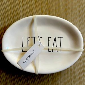 Rae Dunn Let’s Eat Plates set of 4